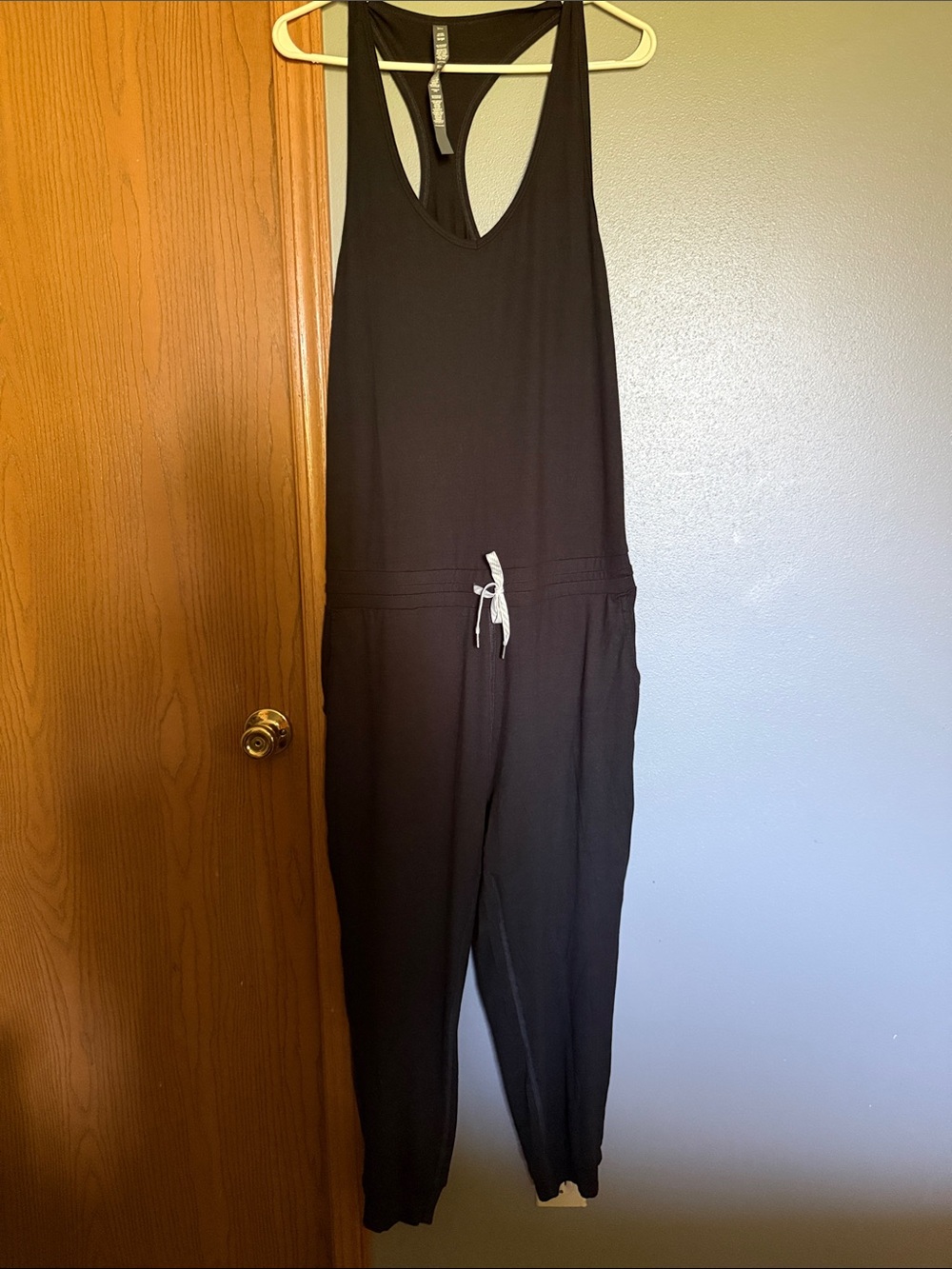 Vuori Racerback Jumpsuit with Drawstring Waist